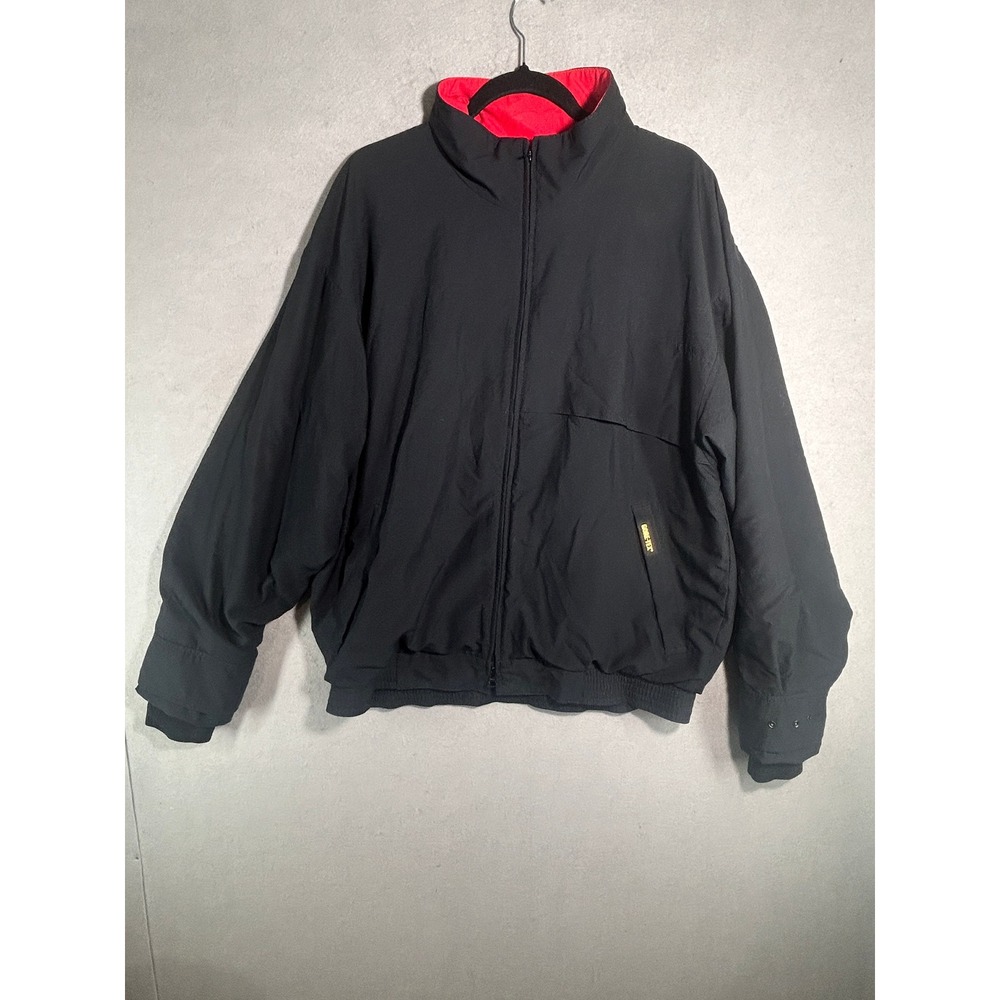 Zero Restriction Gore-Tex Golf Jacket Mens Large Black Red M300J Made in USA